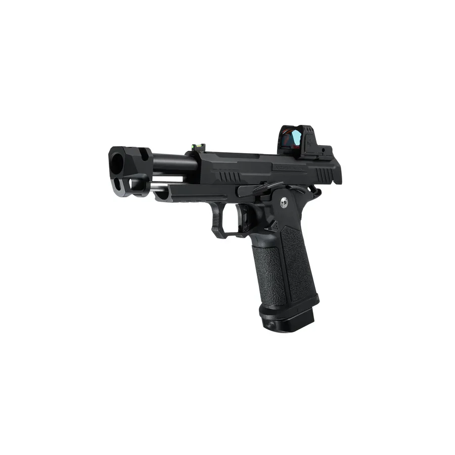 ARCTURUS Vanguard 4.3" Hi-Capa GBB Pistol w/ Optics Ready Slide & Compensator & ARS-1 Red Dot Combo - Image 2