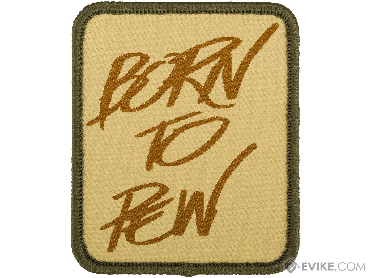 Born to Pew Woven Morale Patch (Color: Camo)