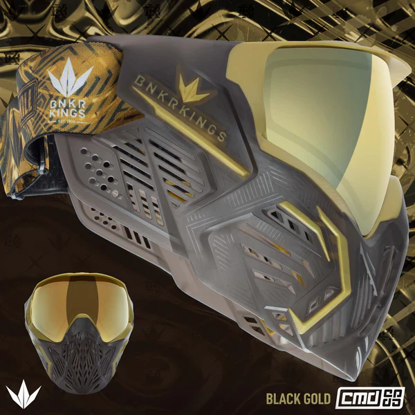 Bunkerkings CMD Goggle - Black Gold - Image 2