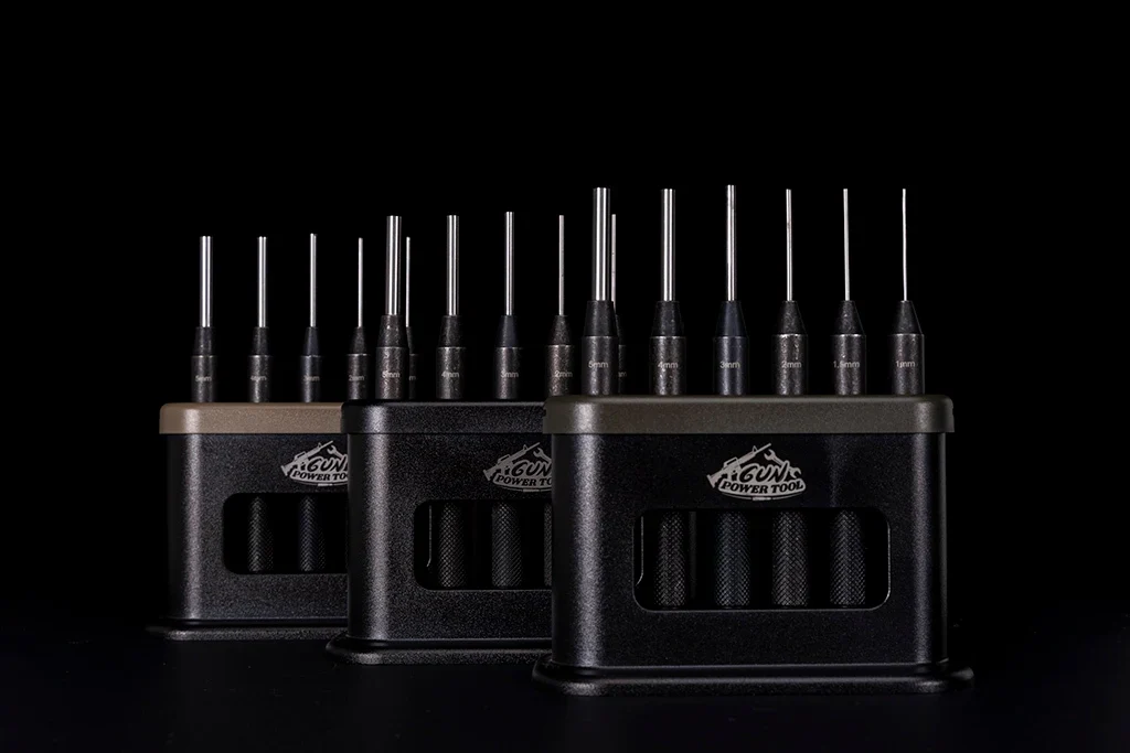 GUN POWER TOOL  6 Piece Pin Punch Set  - BLACK - Image 9