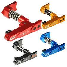 CNC Aluminum Advanced Magazine Release (Style A) Black/ Blue/ Red/ Dark Earth
