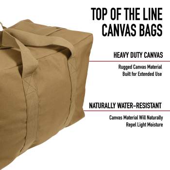 ROTHCO CANVAS PARACHUTE CARGO BAG - OLIVE DRAB - Image 3