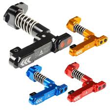 CNC Aluminum Advanced Magazine Release (Style B) Black/ Blue/ Red/ Dark Earth