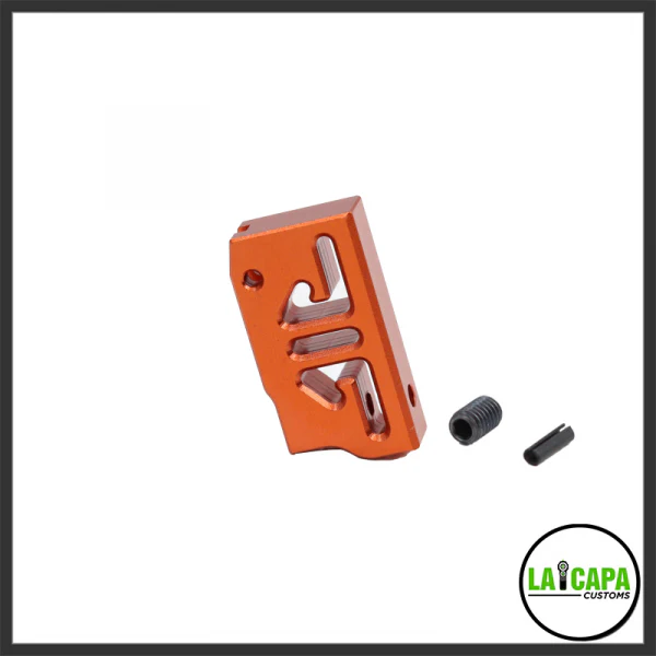 LA Capa Customs “S2” Flat Trigger for Hi Capa ORANGE - Image 2