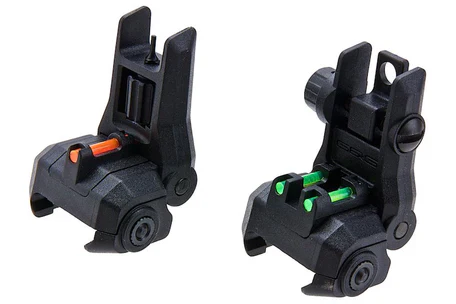 G&G Dual-Profile Fiber Optic Flip-up Iron Sight BLACK