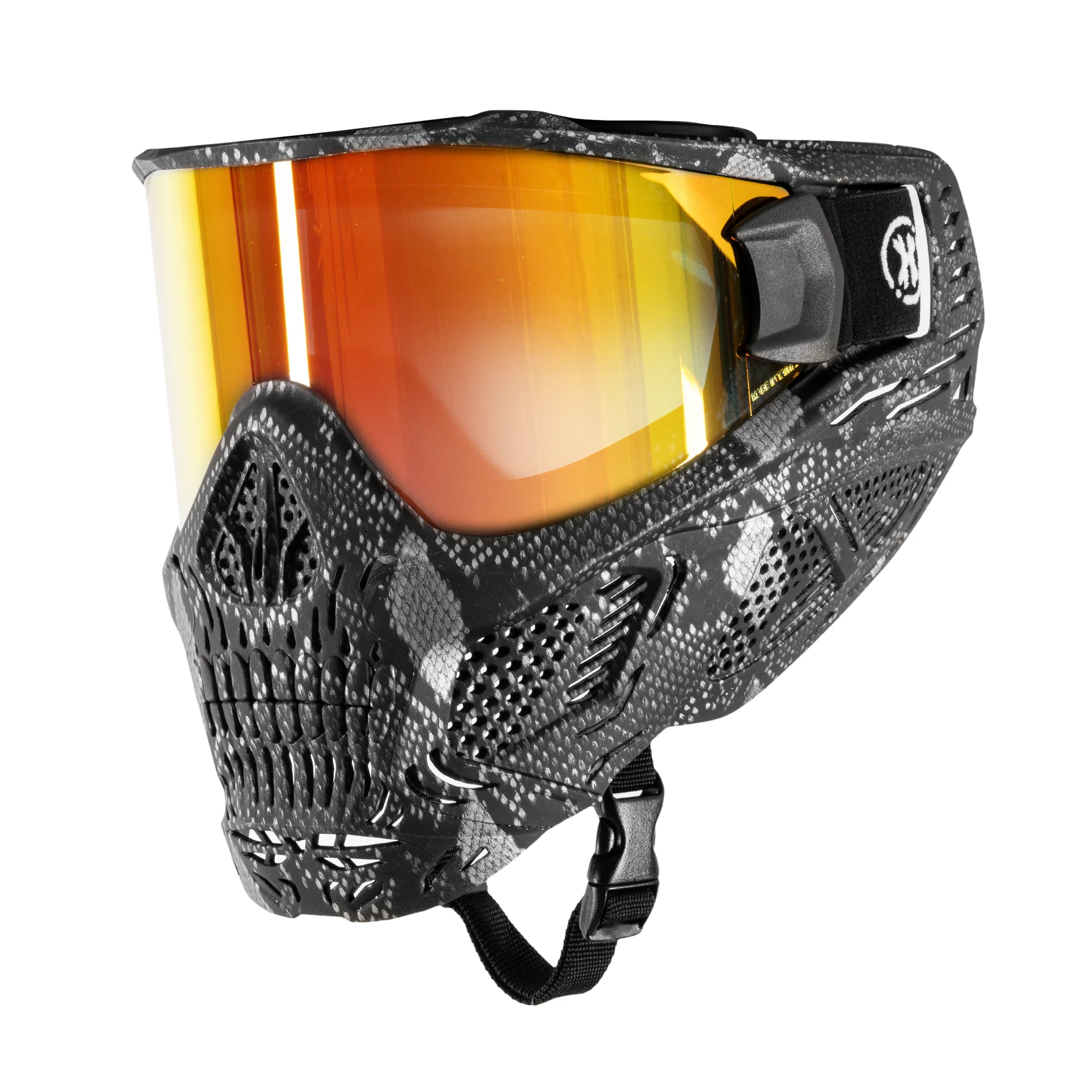 HK Army HSTL SKULL GOGGLE SNAKE GREY W/ FIRE LENS