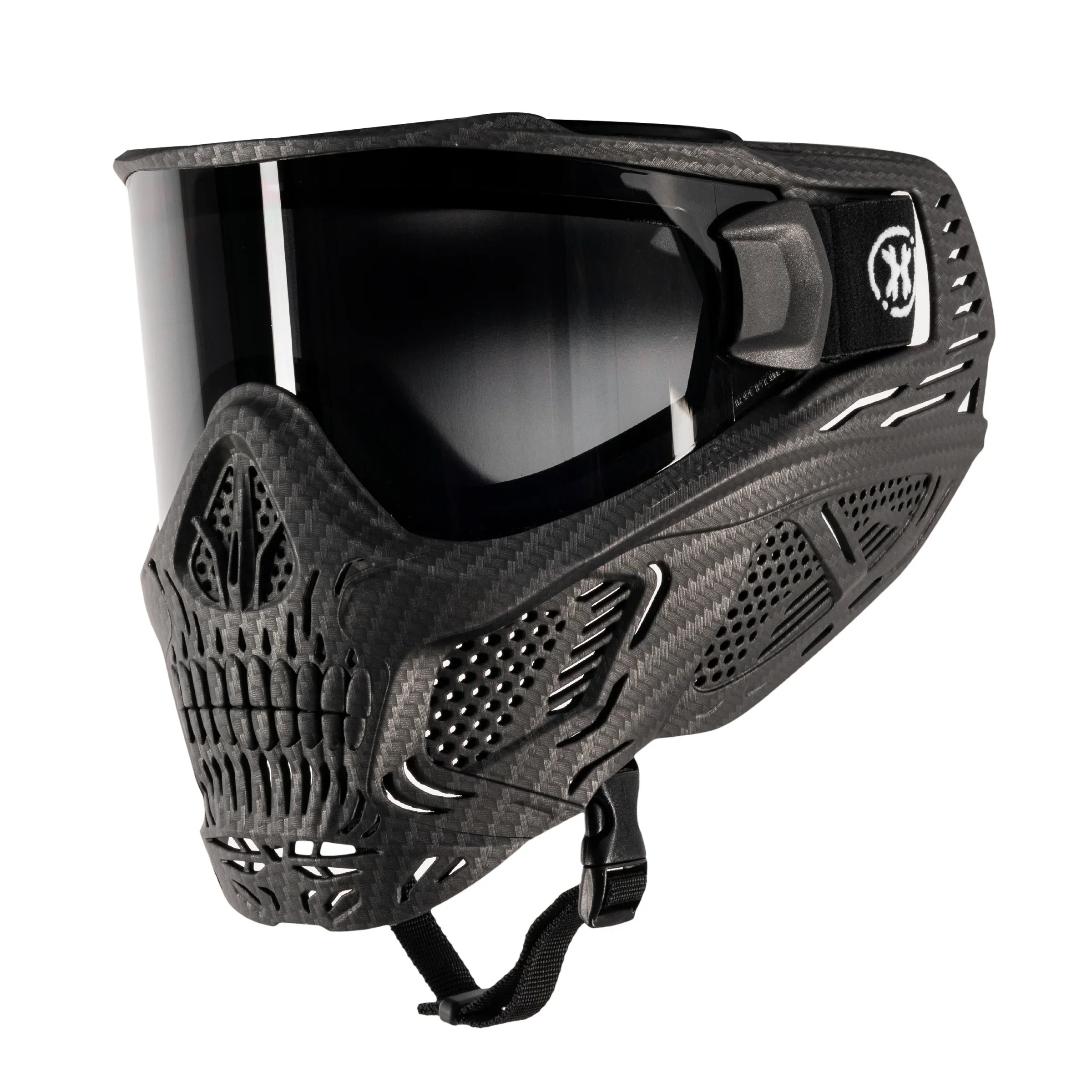 HK Army HSTL SKULL GOGGLE CARBON FIBER W/ SMOKE LENS