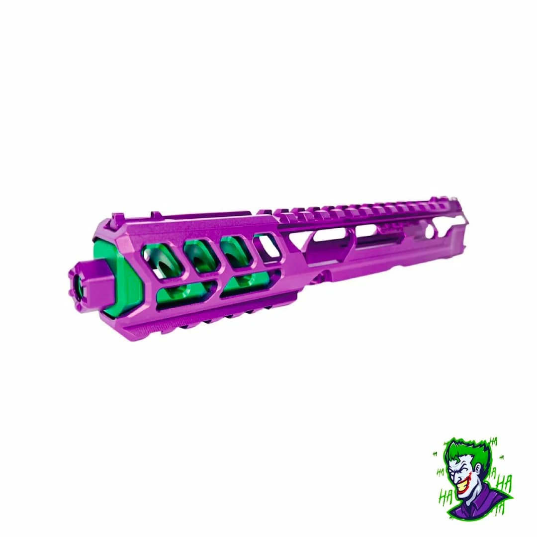 CTM TAC AAP-01/C FUKU-2 CNC UPPER SET - JOKER Long CUTOUT Version Violet/Green