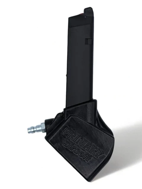Primary Airsoft HPA Adaptors     GLOCK/AAP-01 HPA M4 ANGLED ADAPTER        WITH MAG