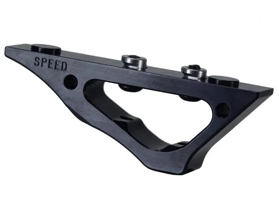 Speed Airsoft CNC KeyMod "TWIN" Foregrip in Black Silver Red - Image 3