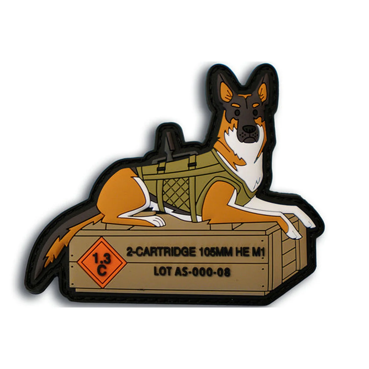 "Stefan" The Tactical Shepard Tactical Dog PVC Morale Patch