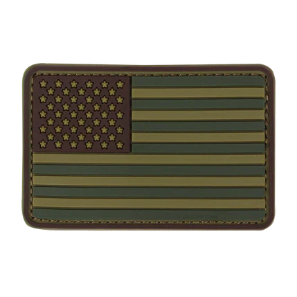 US FLAG PVC PATCH     Multicam