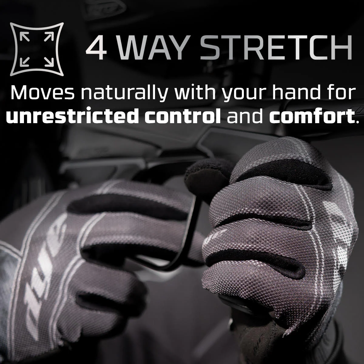 DYE FLX Forged  Blk/grey  Gloves - Image 8