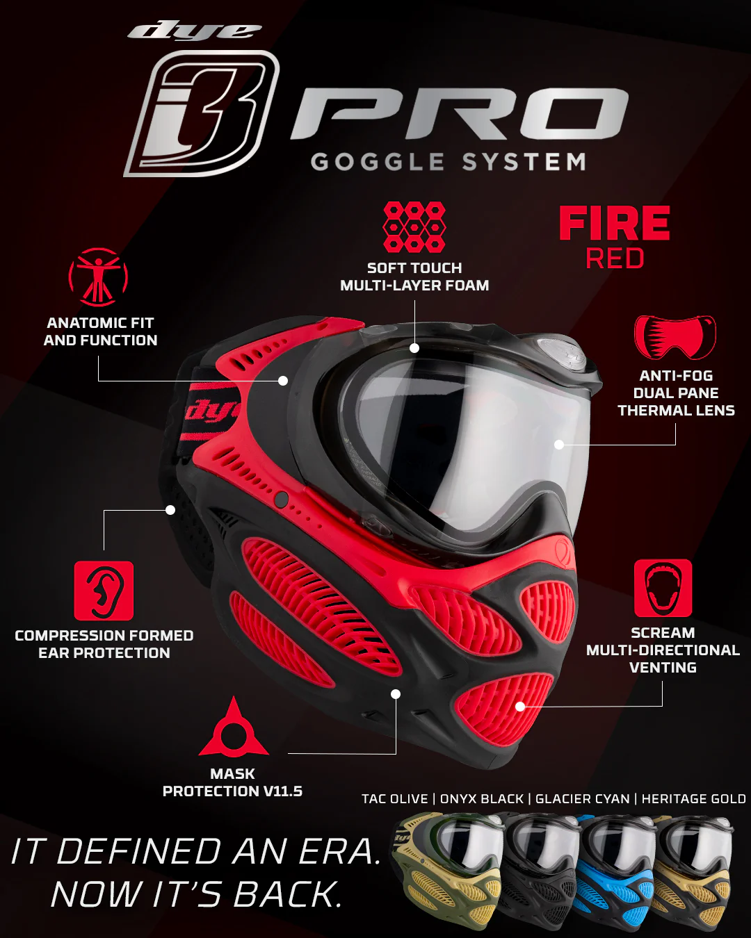 DYE i3 Pro Goggle