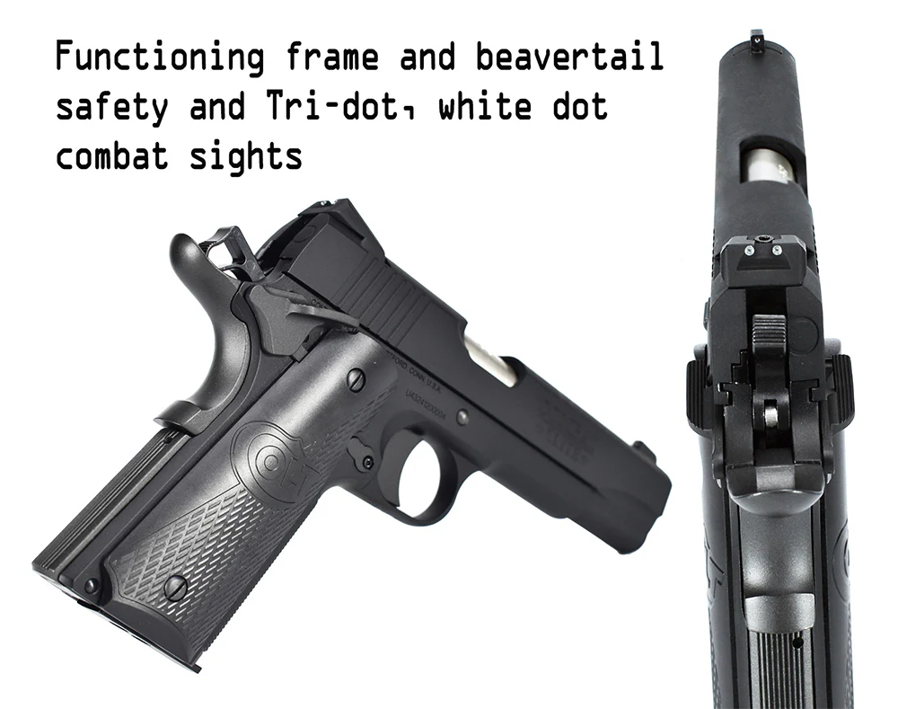 EMG Cybergun Colt 1911 "Combat Elite Commander" T8 Airsoft Pistol - Image 4