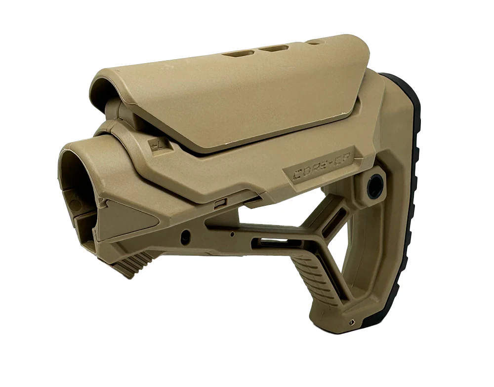 GL-CORE Style CP Combat Stock With Cheek Rest DE
