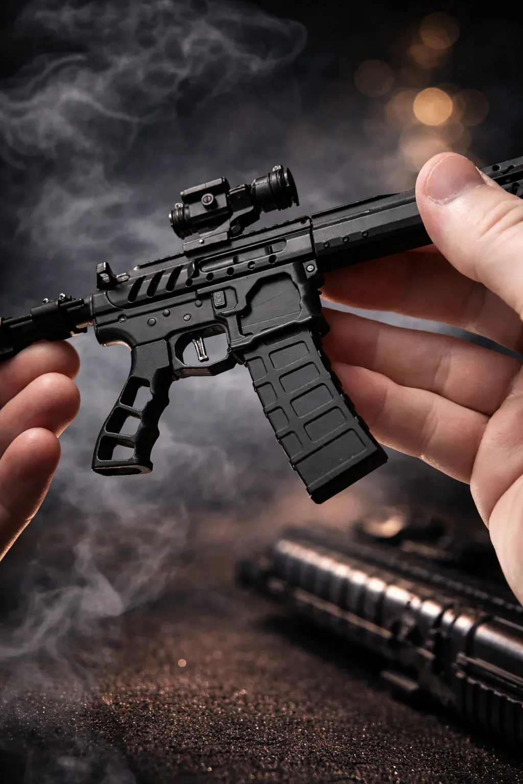 GoatGuns AR15 Skeleton Model Black - Image 3