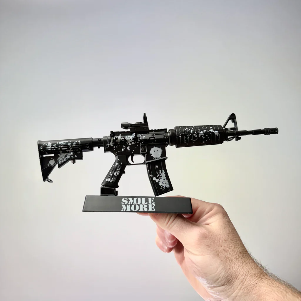 GoatGuns    AR15 'Smile More' Model - Roman Atwood