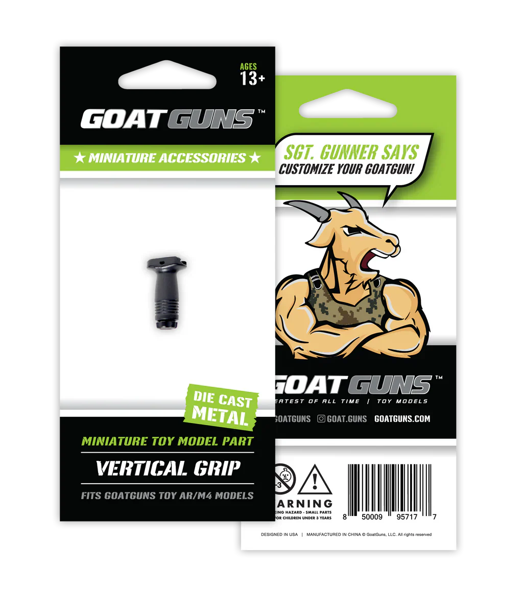 GoatGuns Mini Grip BLACK - Image 2
