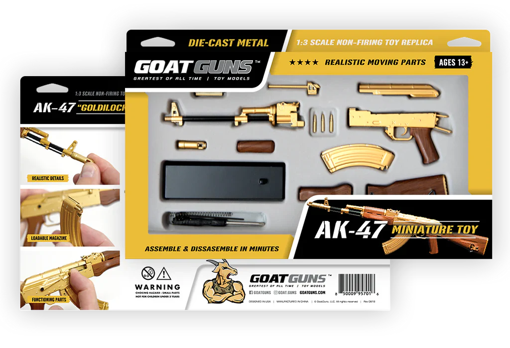 GoatGuns  AK47 Model - Gold - Image 2
