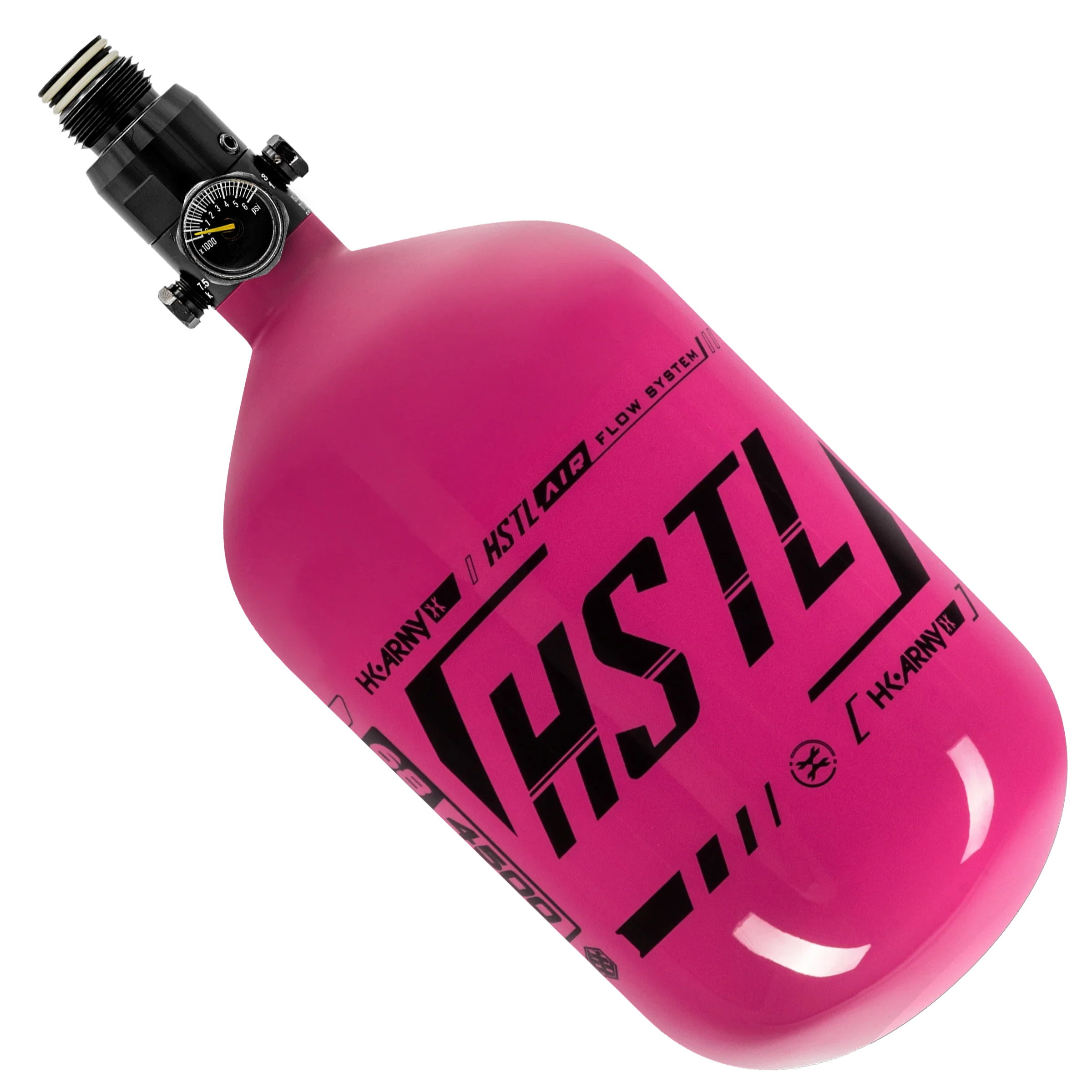 HSTL® - Carbon Fiber Tank - Standard Reg - 68ci / 4500psi - Neon Pink/Black