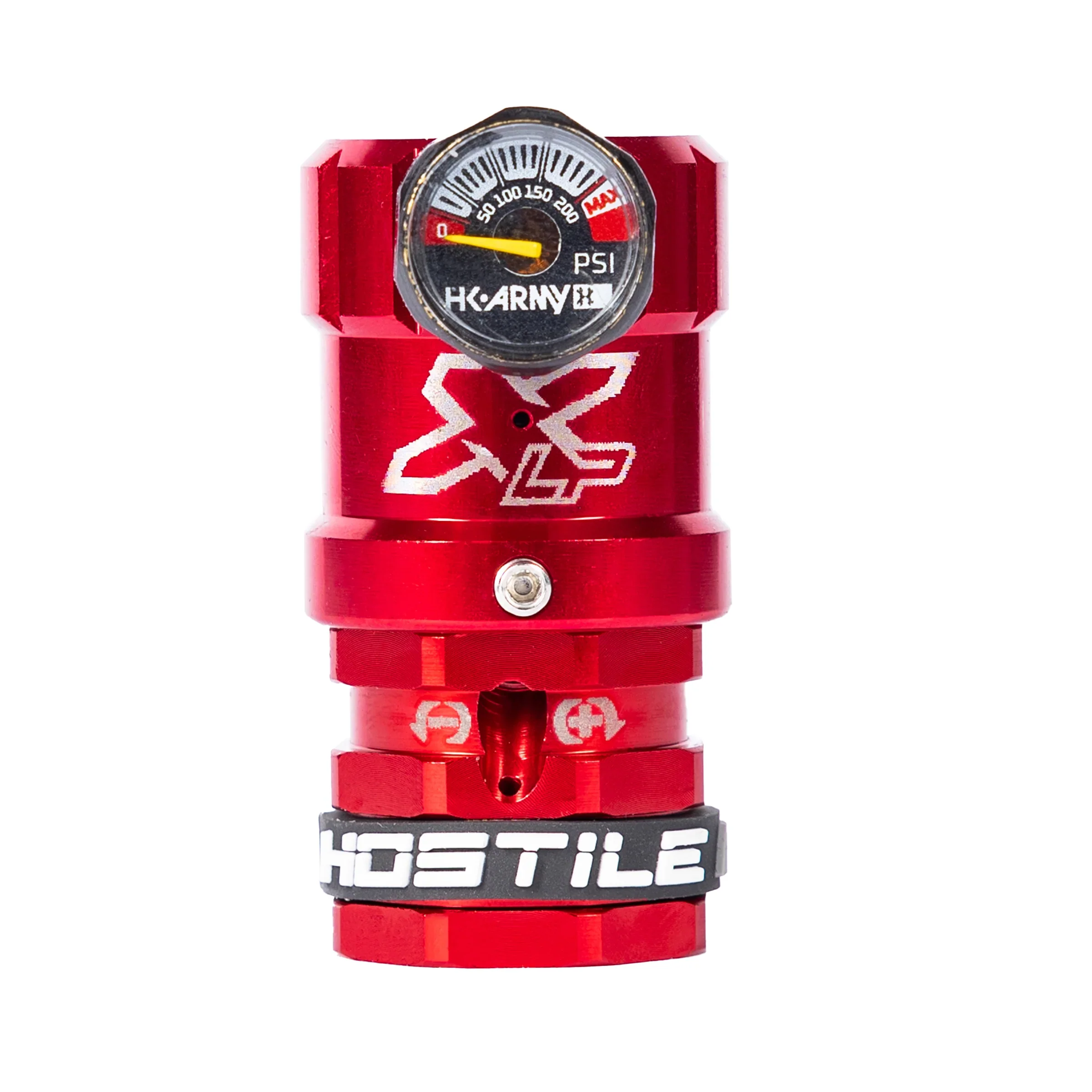 Hostile XLP Regulator - Side Port Quick-Disconnect      RED