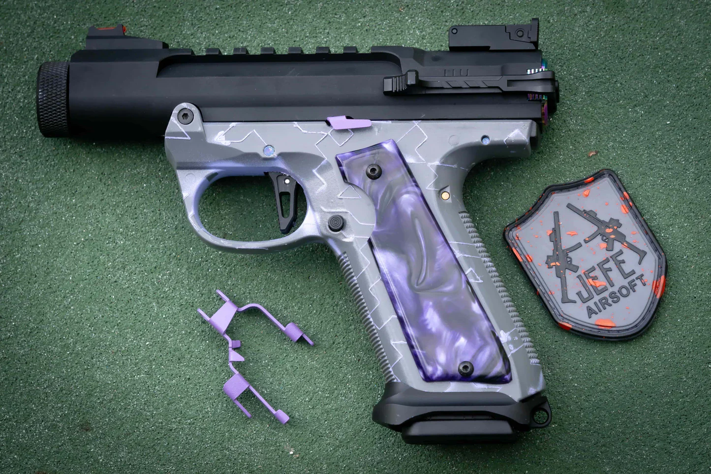 Jefe's Airsoft Solutions Stainless Steel AAP01 Extended Bolt Release Right Hand Only - Image 3