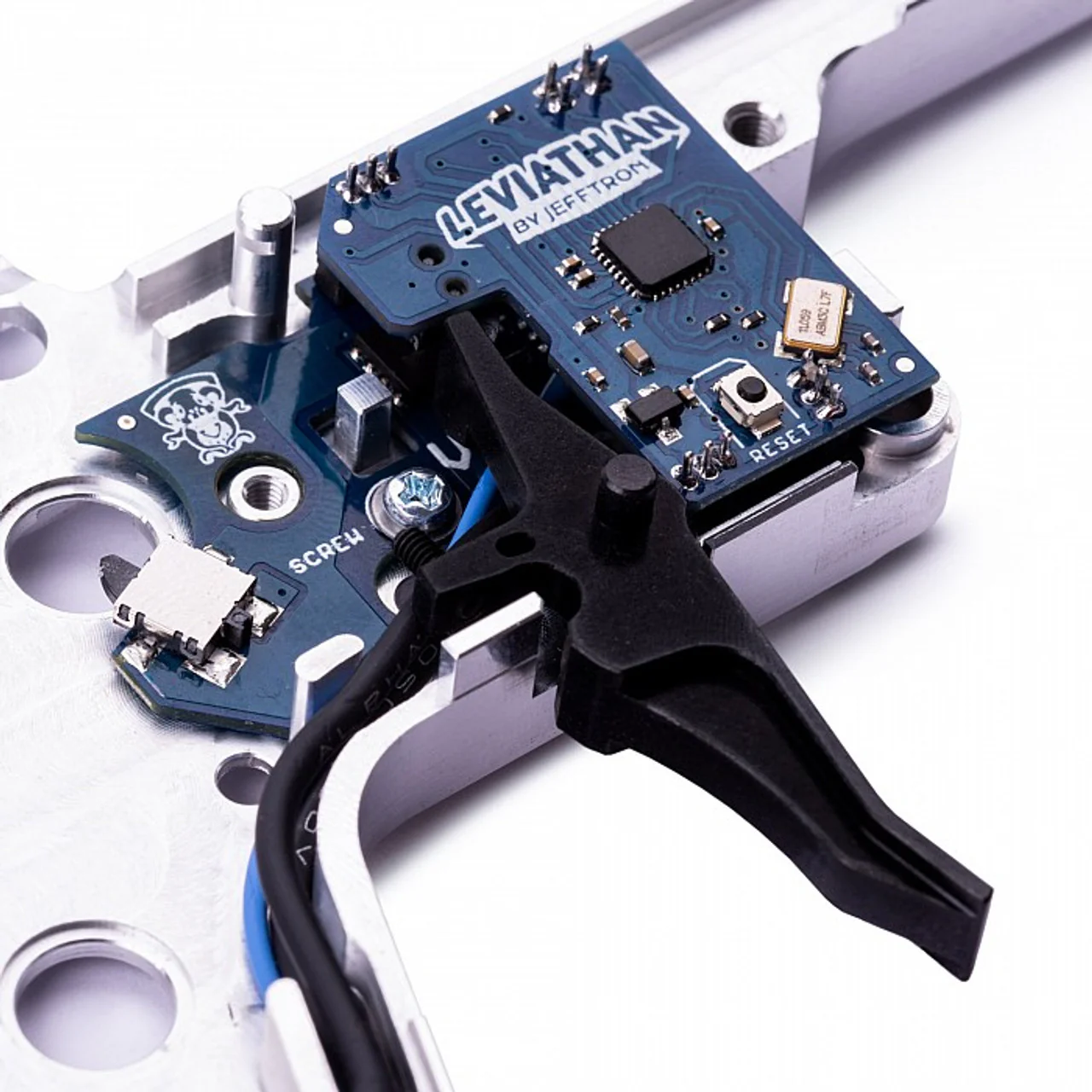 JeffTron Leviathan - V2 optical to stock- Speed CNC Trigger  Black