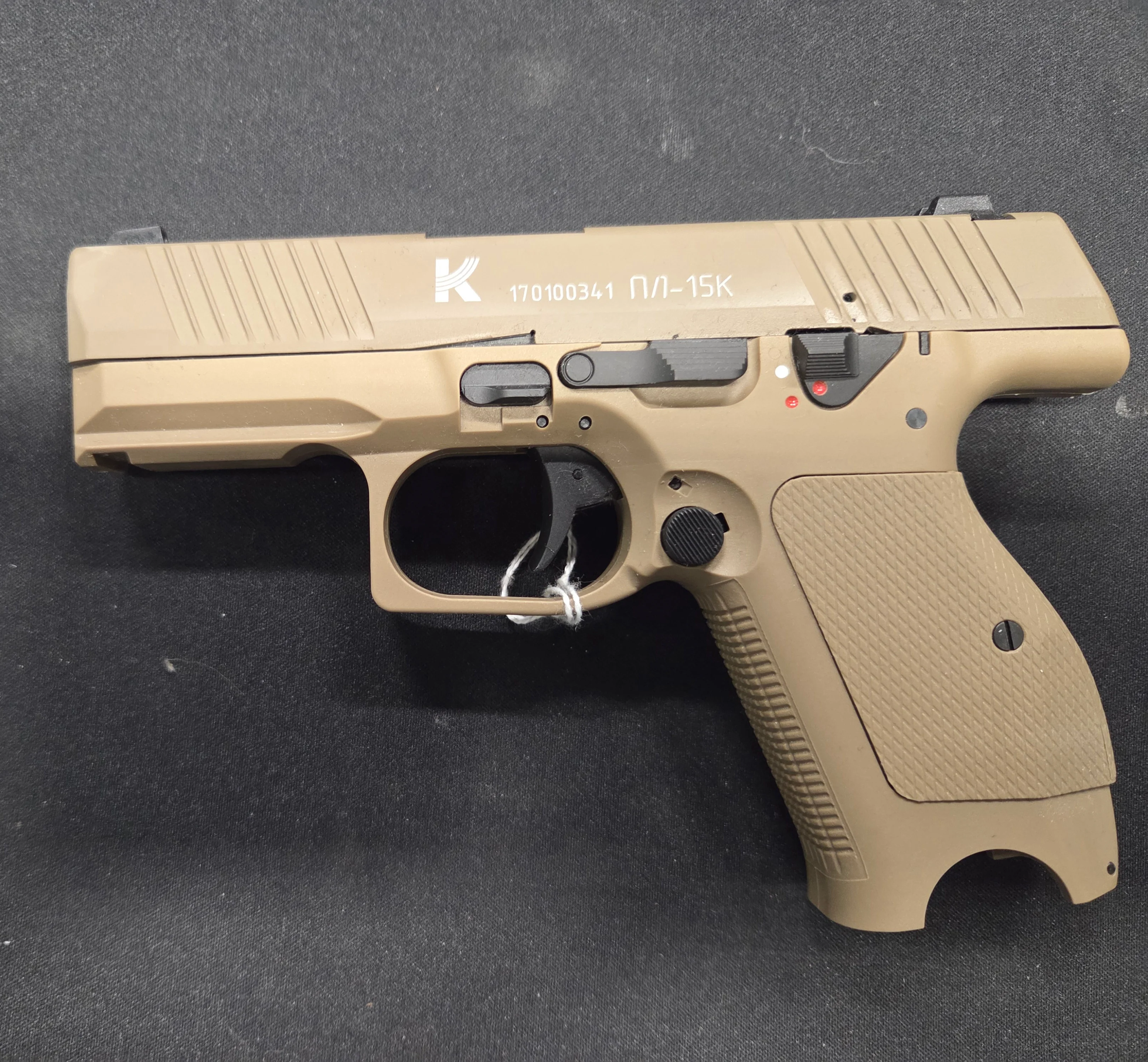 Kizuna KW-15K Lebedev PL-15K PL15K GBB pistol FDE