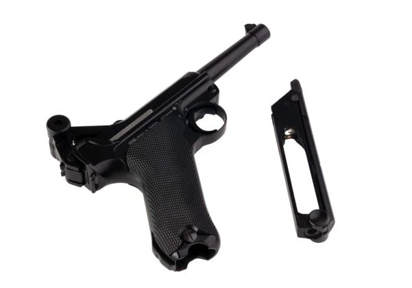 KWC WWII Full Metal P08 Luger CO2 Powered Airsoft Pistol - Image 2