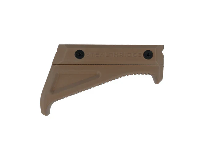 STEALTHRIDGE    Picatinny Angled Foregrip - TAN AND BLACK