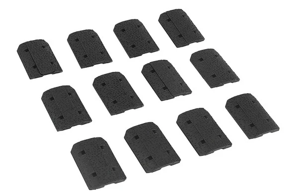 M-LOK Rail Covers Type-2 (12 pcs) Black