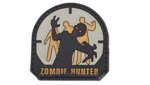 Matrix "Zombie Hunter" PVC IFF Hook and Loop Patch (Color: ACU)
