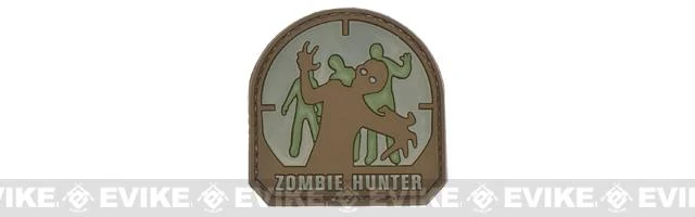 Matrix "Zombie Hunter" PVC IFF Hook and Loop Patch (Color: Arid)