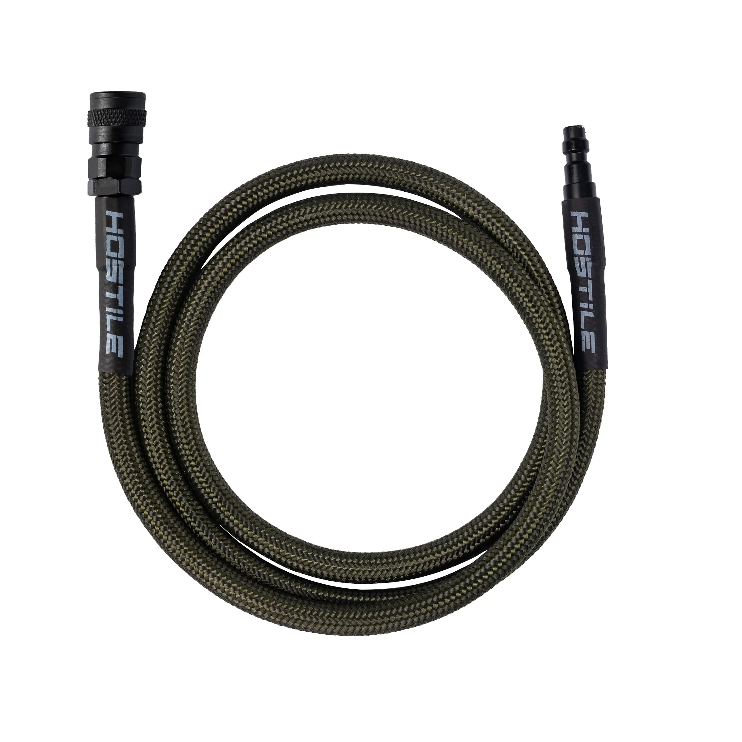 HK ARMY Hostile Flex Line 42" Hose -  7 colour ways   blk - red - purple - gold - blue - grey - olive - Image 5