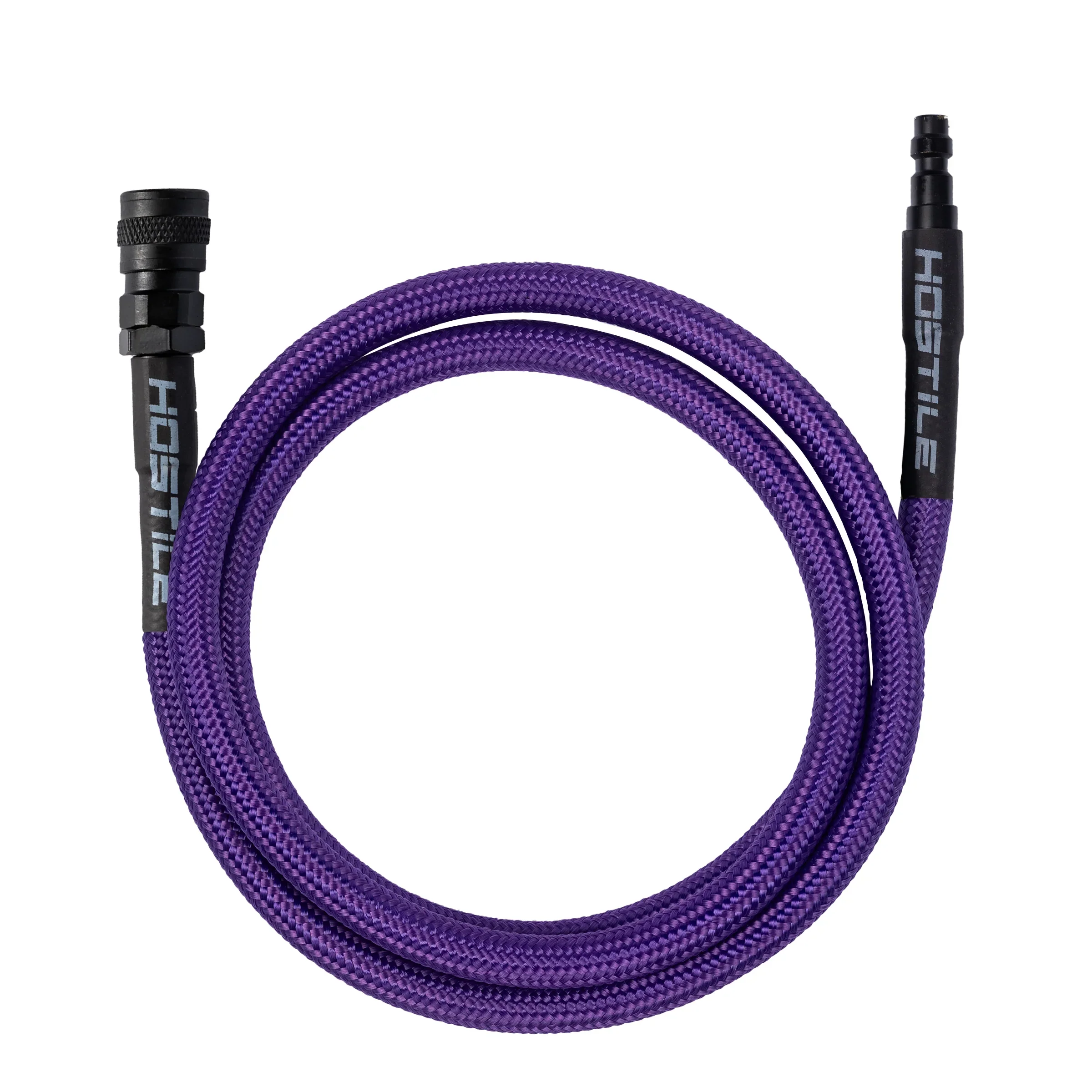 HK ARMY Hostile Flex Line 42" Hose -  7 colour ways   blk - red - purple - gold - blue - grey - olive - Image 6