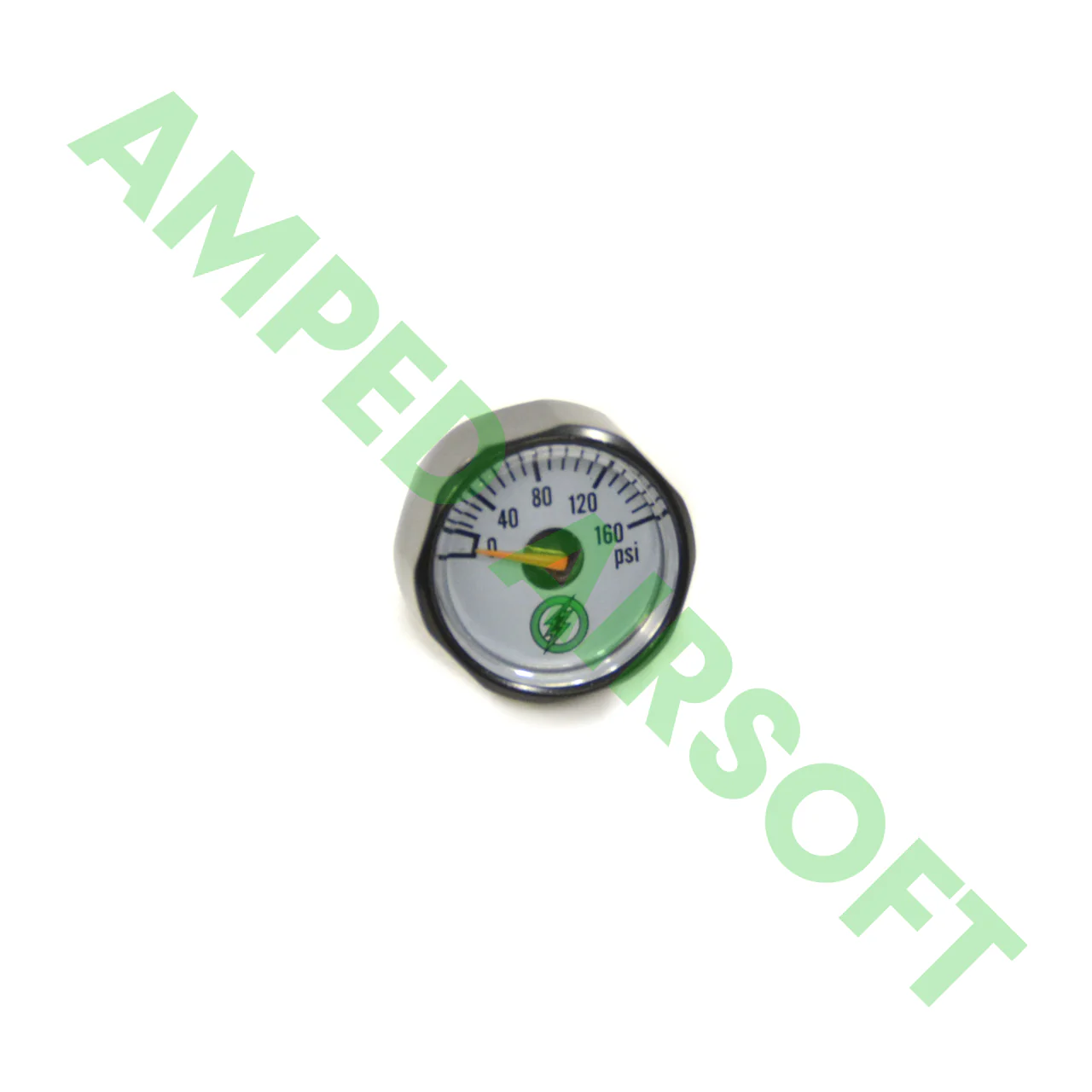 Amped Custom Oversized 0-160 Gauge 1/8"NPT (Black)