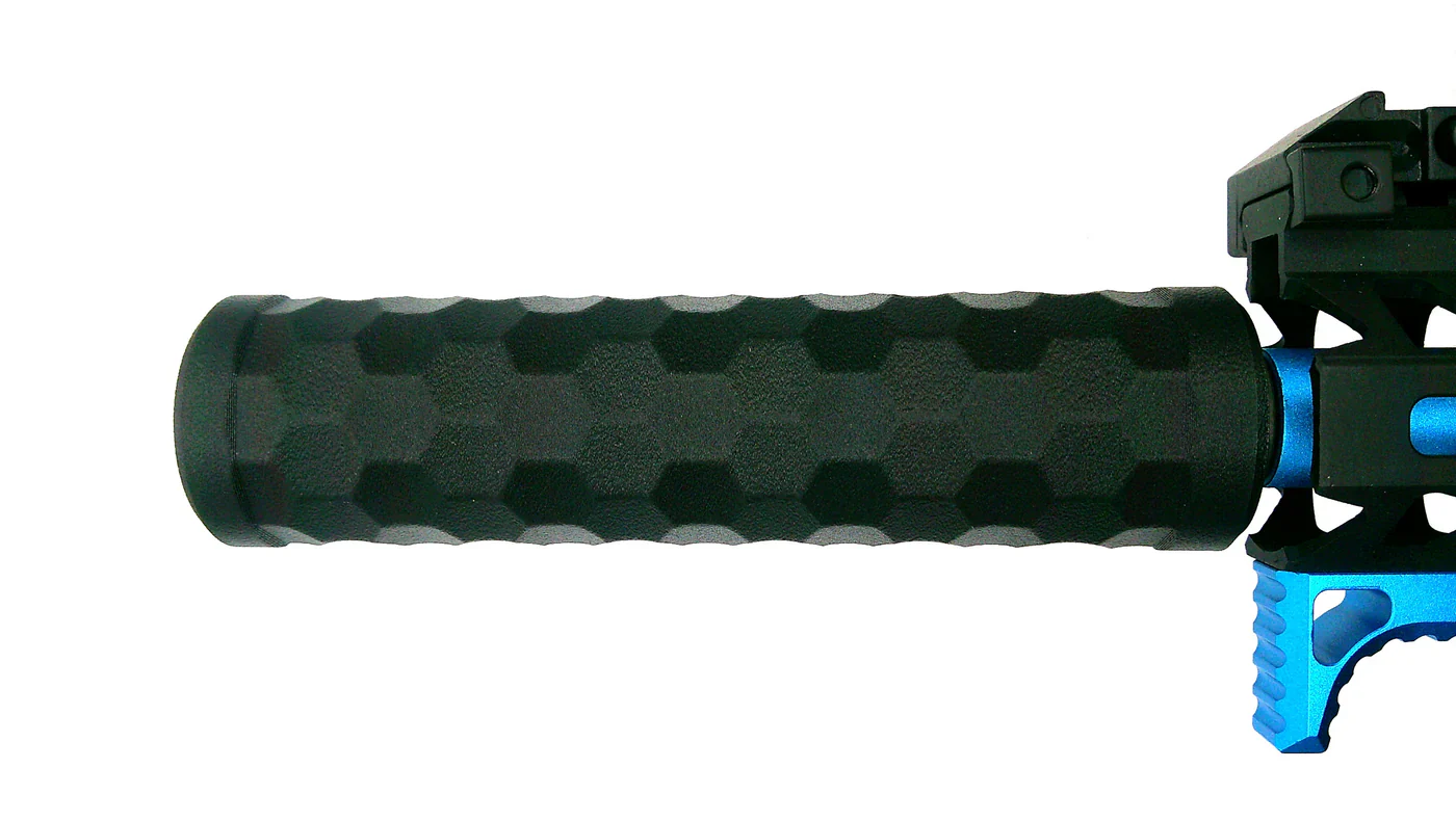 STEALTHRIDGE  MJM-3 Hexagon Airsoft Mock Suppressor 14mm CCW - Image 2