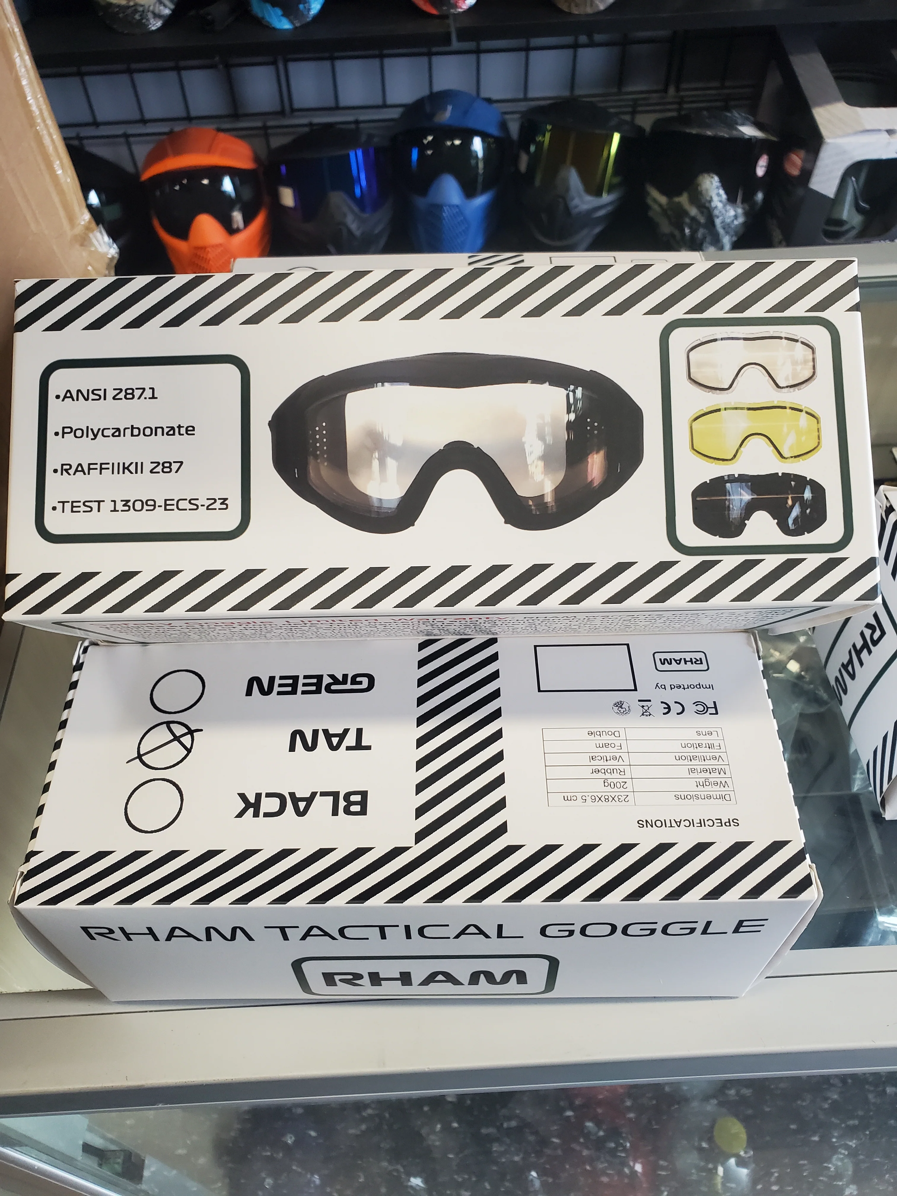 RHAM Thermal Airsoft Goggles. RG2 APEX