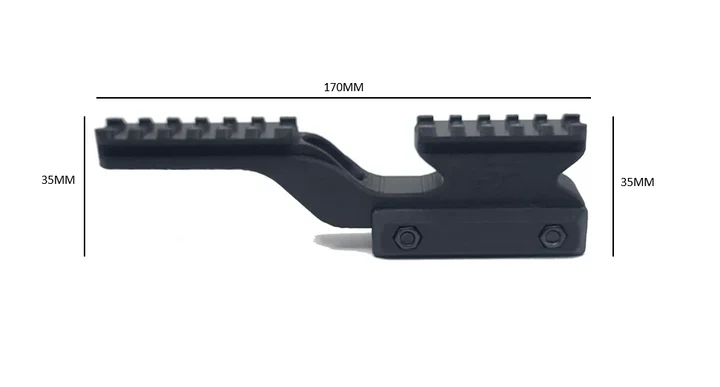 STEALTHRIDGE  Cobra 35 Dual-Platform Picatinny Riser Mount - Image 2
