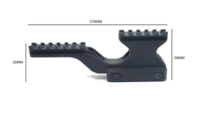 STEALTHRIDGE Cobra 50 Dual-Platform Picatinny Riser Mount - Image 2