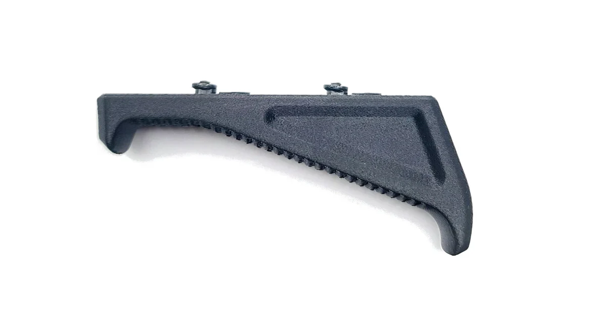 STEALTHRIDGE KeyMod-Compatible Angled Foregrip- TAN AND BLACK