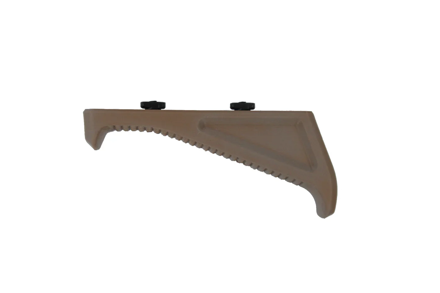 STEALTHRIDGE   M-LOK-compatible Angled Foregrip - TAN AND BLACK - Image 3