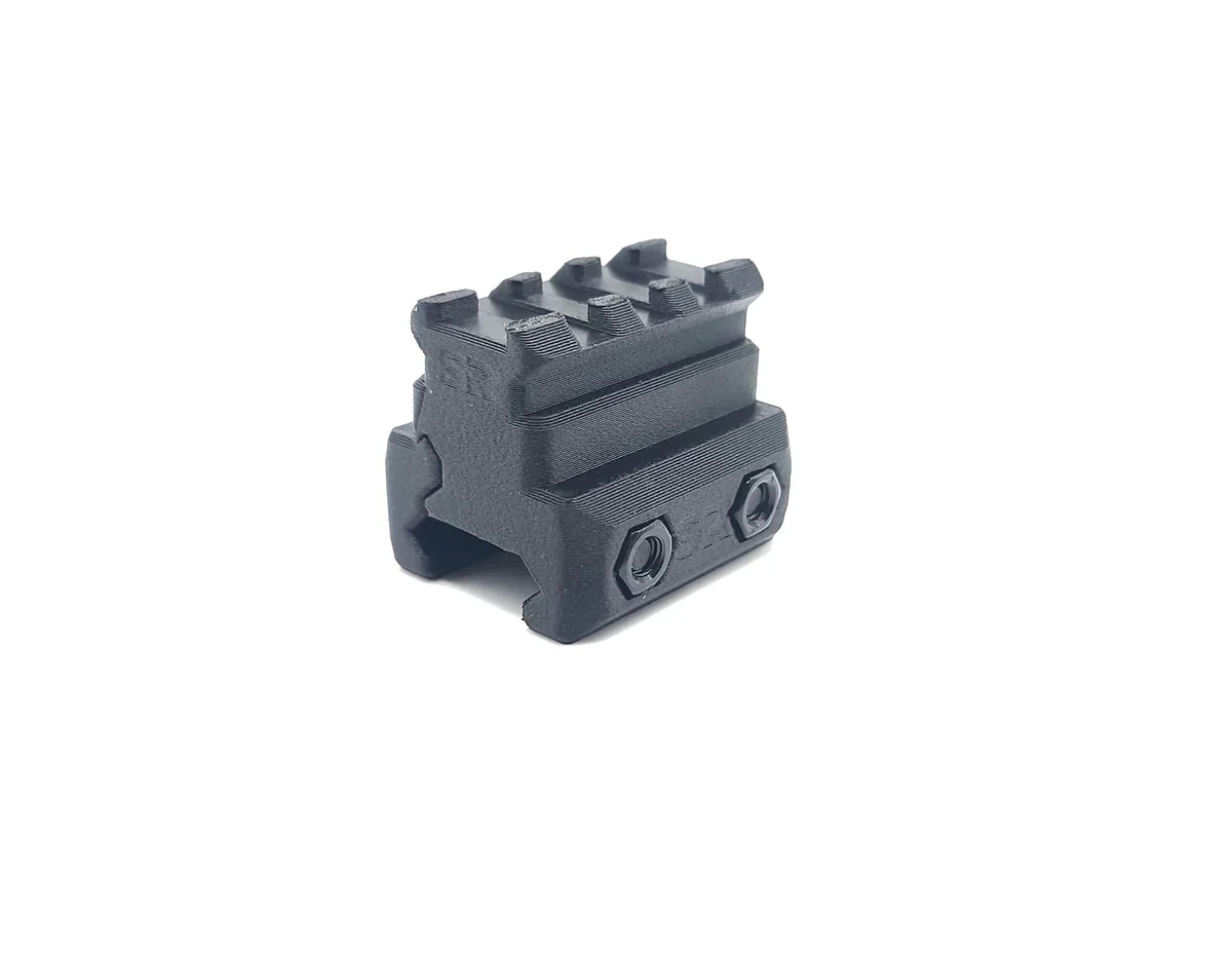 STEALTHRIDGE Picatinny Riser Mount – 1" Height, 3 Slots