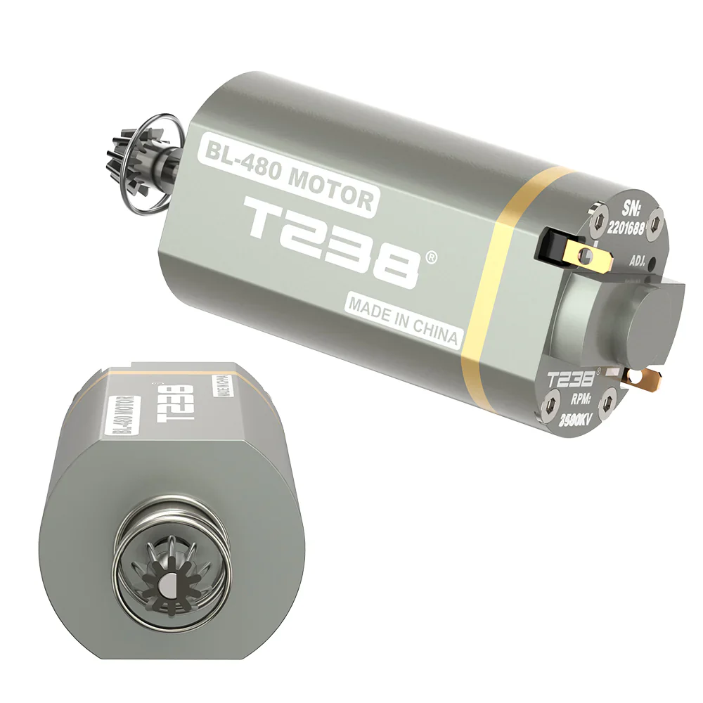 T238 CNC High Torque 33000 RPM Brushless Motor (Long Shaft / Short Shaft) - Image 2