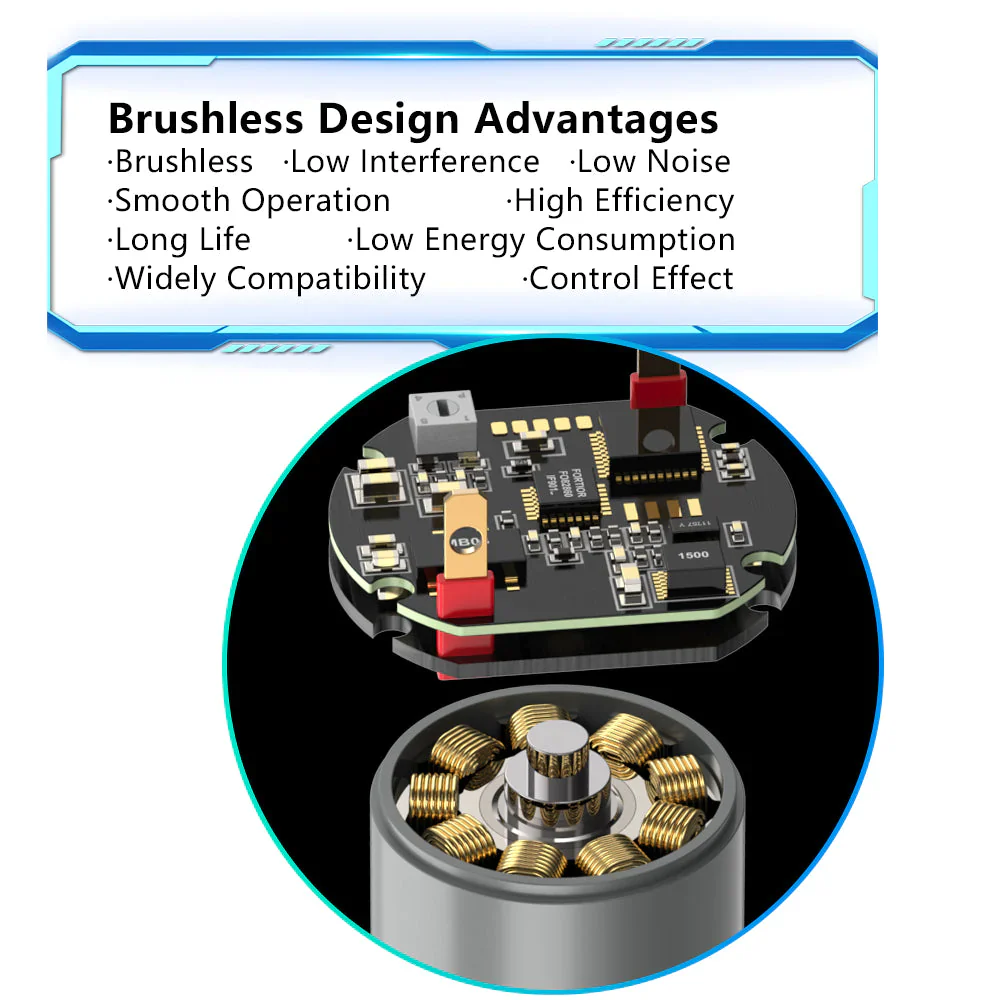 T238 CNC High Torque 33000 RPM Brushless Motor (Long Shaft / Short Shaft) - Image 5