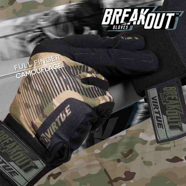 Virtue Breakout Gloves - Ripstop Full Finger - Camo - Image 2