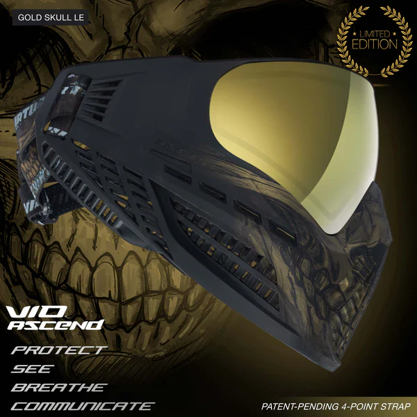 VIO Ascend Goggle - Gold Skull LE - Image 2