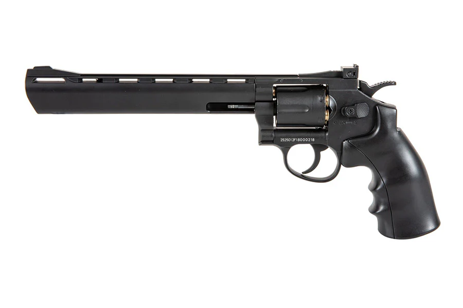 Well G296D Full Metal 6mm CO2 Swing Out Revolver (Black)