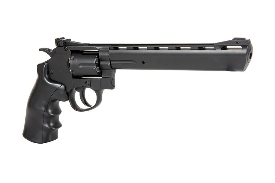 Well G296D Full Metal 6mm CO2 Swing Out Revolver (Black) - Image 3